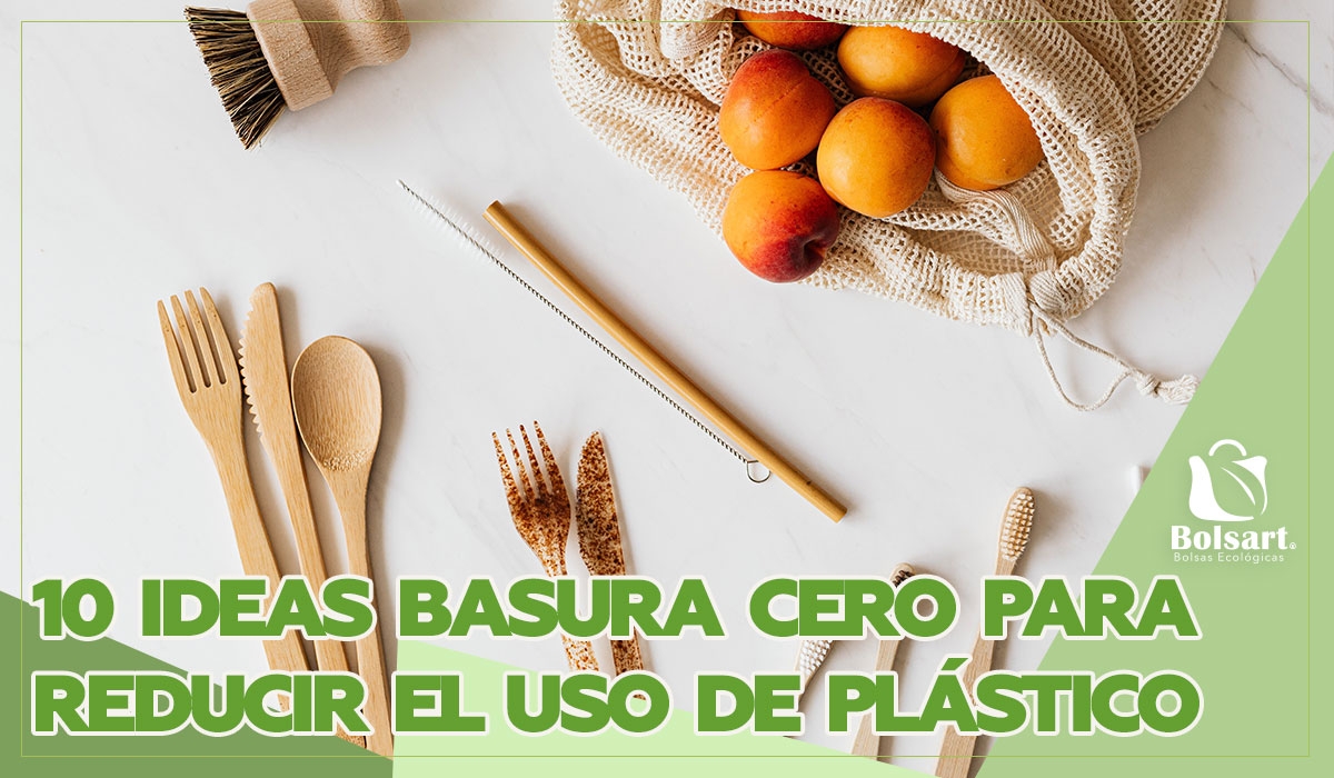 10 IDEAS BASURA CERO PARA REDUCIR EL USO DE PLÁSTICO